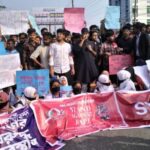 ধর্ষণের প্রতিবাদে রংপুরে সড়ক অবরোধ ও বিক্ষোভ 