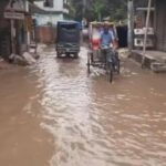 পলাশবাড়ী পৌরসভায় উন্নয়নের নামে অপরিকল্পিত ড্রেনেজ নির্মাণ পানি প্রবাহে বিঘ্ন