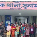 ছাতকের সীমান্ত দিয়ে পুশইন করা ১৬ জন আটক