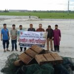 মাধবপুরে বিল থেকে নিষিদ্ধ চায়না দুয়ারী জব্দ 