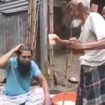 পলাশবাড়ীতে স্ত্রী’কে তালাক দিয়ে ৪০ কেজি দুধ দিয়ে গোসল করলেন লিটন ফারাজি