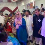 লাকসামে শারদীয় দুর্গাপূজা উপলক্ষে সামিরা আজিম দোলা মণ্ডপ পরিদর্শন