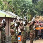 সুদানে সন্ত্রাসী ড্রোন হামলায় শহীদ সেনা সদস্য সবুজ মিয়া পলাশবাড়ীর নিজগ্রামে রাষ্টীয় মর্যাদায় দাফন সম্পন্ন 