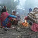 তীব্র শীতে কাঁপছে কুড়িগ্রাম